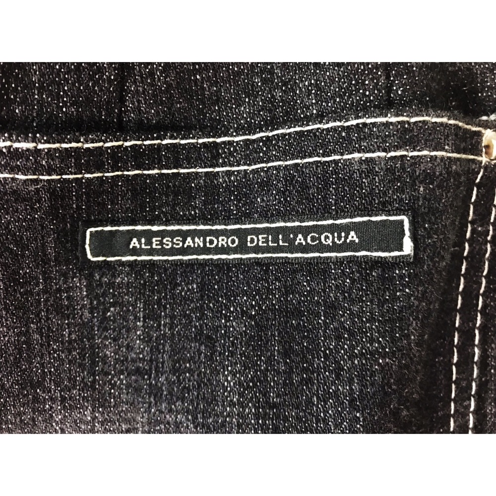 Alessandro Dell'Acqua Bell Bottom Denim Jeans Pant - Picture 8 of 8